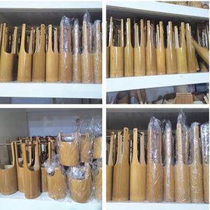 Plateaux de service en bambou, motif bois, faits à la main, pour usage en restaurant, origine Jiangxi - Product Image 1