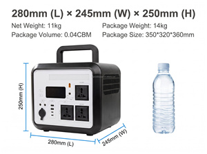1200W 1152Wh Portable Power Station Lithium <b>Battery</b> Solar Generator Outdoor Powerstation Wholesale Manufacturer Supply - Product Image 5