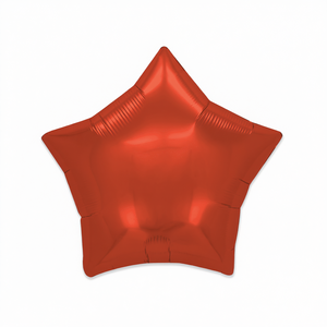 Globo de Aluminio Rojo con Forma de Estrella para Fiestas, 19 Pulgadas, Decoración para Cumpleaños, Graduaciones, Fiestas y Celebraciones - Product Image 1