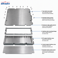 Amplificateur de puissance à semi-conducteurs GaN Dewin Ku Band 200W 13,75-15 GHz, module SSPA, communication par satellite, amplificateur RF haute puissance