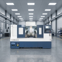 Centre d'usinage CNC à double broche à prix d'usine avec système de contrôle Syntec Taïwanais