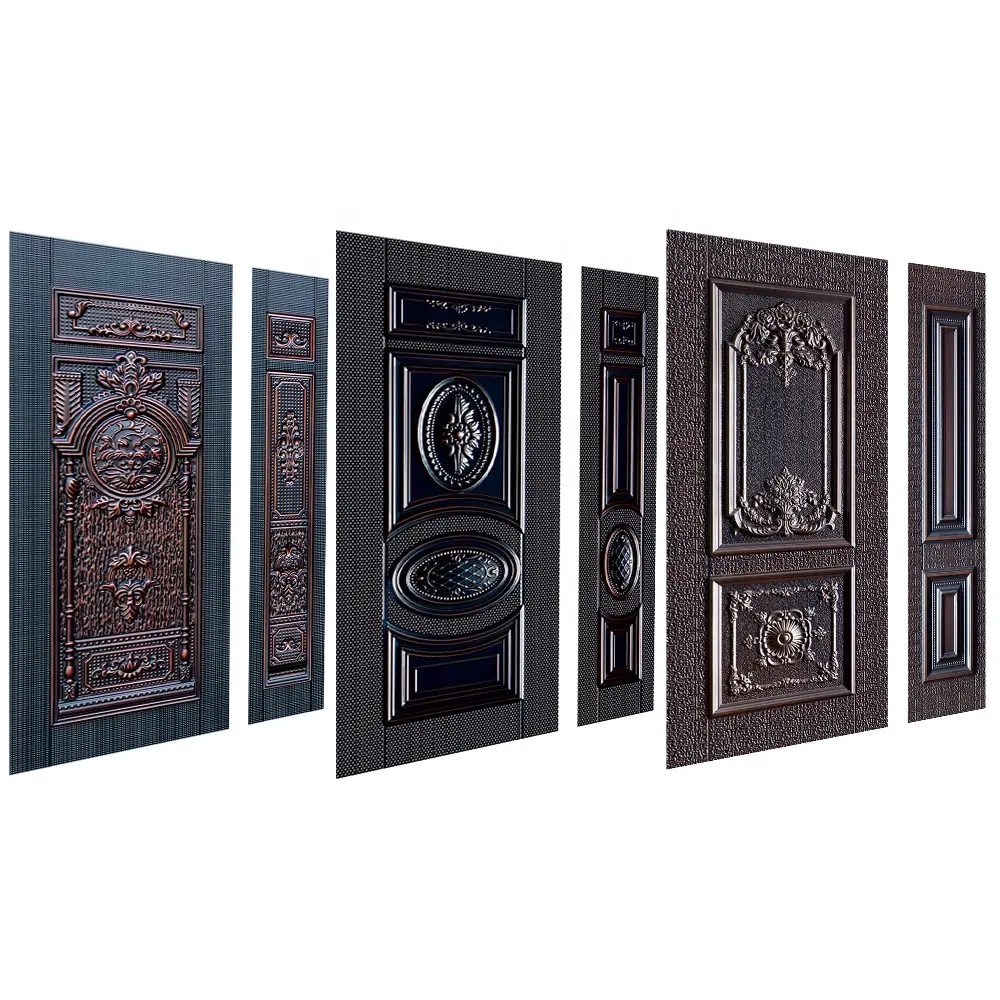 Qichang panel pintu thermo vacume forming pintu akses panel logam moulded plate untuk pintu