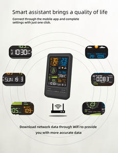 투야 와이파이 전문 휴대용 스마트 컴팩트 태양열 야외 기상 무선 자동 기상 관측소 - Product Image 4