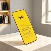 Protection d'écran en verre trempé 9D 9H à bords intégraux pour Y70S Y90 Y91 Y91C, film de protection pour téléphone portable HD transparent anti-traces de doigts