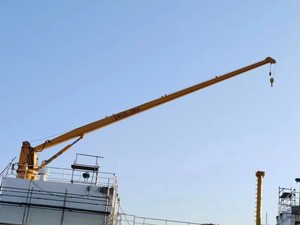 תעודת BV CCS RMRS לשימוש ימי, עגורן סיפון הידראולי עם זרוע קשיחה 1t 2t 3t 3.5t 5t סיבוב 360 מעלות °   סיבוב - Product Image 5