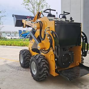 لودر صغير مدمج بوظيفة التوجيه الانزلاقي بقوة 23 حصان، تصميم ضيق للاستخدام في المزارع الصغيرة والأعمال الداخلية، آلة بسعر اقتصادي - Product Image 2