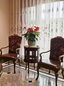 Sedia <span class=keywords><strong>da</strong></span> Ufficio in Legno Massello Stile Country Americano - <span class=keywords><strong>Poltrona</strong></span> Imbottita per Soggiorno e Sala <span class=keywords><strong>da</strong></span> Pranzo - Product Image 4