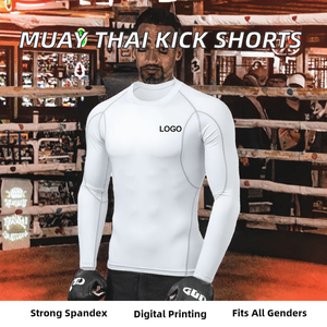 Muay Thai Kick Boxing <b>Shorts</b> Digital Print Spandex/<b>Polyester</b> Unisex - Product Image 2