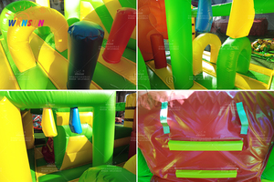 WINSUN - Casa Inflable Comercial con Temática de León, con Tobogán y Obstáculos, para Niños, Juegos al Aire Libre, Fiestas de Cumpleaños - Product Image 6
