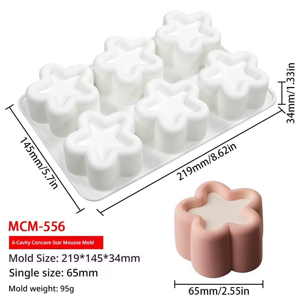 (6 étoiles concaves consécutives 95g) mcm-556
