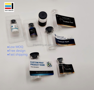 Etichetta Adesiva Ecologica <span class=keywords><strong>per</strong></span> Fiale con Forte Adesività, Scatola in Carta Patinata <span class=keywords><strong>per</strong></span> Flaconi da 3ml e 10ml con Effetto Ologramma - Product Image 6