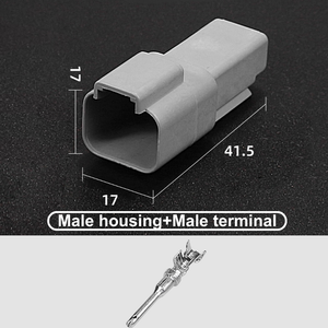 Kabel Harness Otomotif yang Dapat Disesuaikan Konektor Pria DT4P Konektor Wanita DT4P Steker dan Kabel yang Dapat Disesuaikan ASW13 - Product Image 2