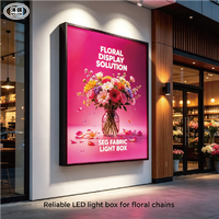 Boîte à lumière LED murale en tissu SEG, cadre en aluminium ultra fin, étanche, haute luminosité, pour extérieur, bureau, hall, commerce, salle d'exposition