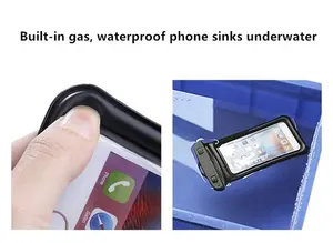 PVC 방수 전화 파우치 드라이 백, 비치 액세서리 투명 휴대 전화 가방 비즈니스 휴대 전화
