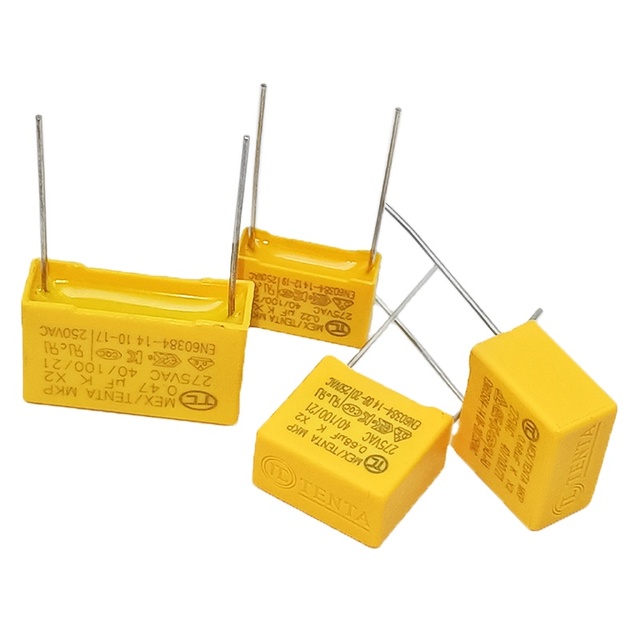 Thin Film Capacitor 275V 250VAC 0.1UF 0.22/0.33/0.47/0.68UF 100NF 104/223/684 10/15/20/22MM Safety Capacitor MKP X2