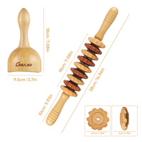 Rouleau de Massage vibrant, bâton masseur pour les pieds, grattoir en bois, outils de thérapie