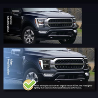 Kit de phares LED DLW pour Ford F150 2021 2022 2023 avec clignotants séquentiels