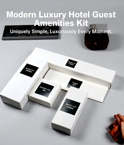 Luxe wegwerp toiletartikelenset voor hotels, 5-sterren kwaliteit, inclusief scheerkam en tandverzorgingsset voor op reis - Product Image 2