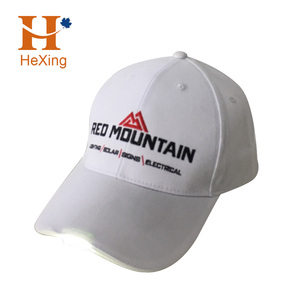 2019 entrega rápida LED personalizado sombrero y <span class=keywords><strong>gorra</strong></span> de béisbol gorras con luces LED incorporadas - Product Image 6