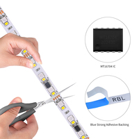 Bandes LED RVBW 12V à IC externe programmable, pleine couleur, pour bars et KTV