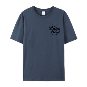 T-shirt en coton tricoté uni pour homme, coupe ample et respirante, personnalisable, grande taille, impression numérique - Product Image 5