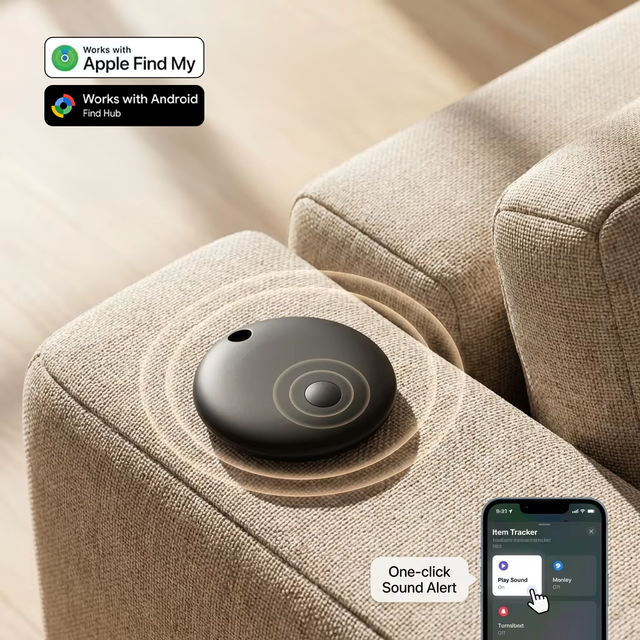 Dual System Smart Item Key Finder for Mfi Certified Pet Air Tag BLE 5.4 GPS Tracker Work Both for Apple and Android