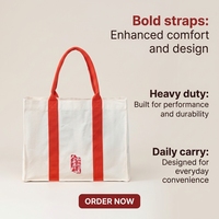 Sac fourre-tout en coton calicot pliable géométrique, réutilisable, écologique, durable, design recyclé, avec poignée longue pour sublimation – Vente en gros