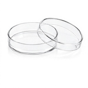 Boîte de Pétri P003-18-00-J 60 mm. Pipette compte-gouttes en verre borosilicate de qualité supérieure, directement de l'usine, pour cosmétiques et produits pharmaceutiques, en provenance de Thaïlande - Product Image 1