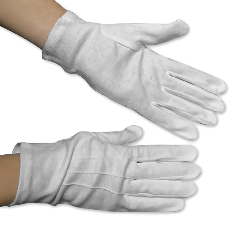 100% Witte Katoenen Handschoenen Voor Industrieel Gebruik Werken Hand Katoenen Handschoenen Voor Eczeem