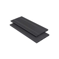 Planches de terrasse creuses en WPC, étanches, antidérapantes, imitation bois, parquet écologique, à emboîtement pour entrepôt