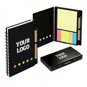 Wholesale Kraft Paper Creative Combination Sticky Notes Custom Logo Memo <b>Pad</b> Notebooks Notepad Promotional Business Gift - Product Image 1