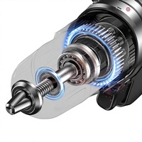 Perceuse-visseuse électrique sans fil au lithium multifonctionnelle, perceuse à percussion pistolet, ensemble d'outils domestiques
