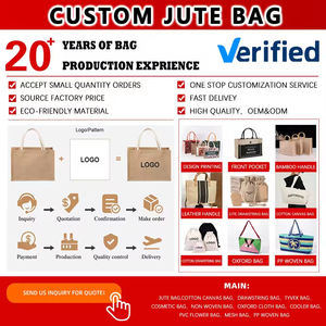 Customizable Burlap Tote Bags Various Styles Jute Material Meet Different Customer Needs Cartoon Pattern Type According <strong>Drawings</strong> - Product Image 6