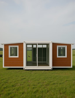 Maisons préfabriquées en conteneurs de 40 pieds en gros, maisons préfabriquées économiques en panneaux sandwich et acier, logées dans un conteneur