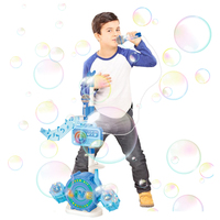 Nouveau modèle 2025 : Machine à bulles avec haut-parleur, jouet d'été pour faire des bulles avec musique, éclairage, batterie jazz et microphone pour enfants