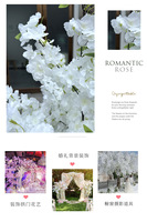 Décoration de scène artificielle de confiance d'arbre de fleur de cerisier d'intérieur de haute qualité pour le mariage de remise des diplômes de Noël du nouvel an chinois