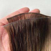 Nouveau produit Extensions de cheveux à double trame d'injection fine cuticule alignée trame de cheveux humains de génie