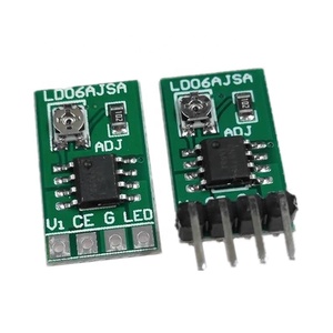 Controlador LED LD06AJSB DC 3.3V 3.7V 5V <span class=keywords><strong>30</strong></span>-1500MA, Módulo Ajustable de Corriente Constante, Placa de Control PWM para Linterna LED USB - Product Image 1