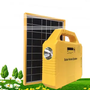 Großhandel notfall haus kit-Fabrik Großhandel Notfall haus Solar Power Bank Beleuchtungs systeme Kit mit 2 LED-Handy-Ladegerät FM-Radio Musik