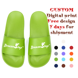 Breezestep Custom PVC Anti-Slip Slide <strong>Sandals</strong> Spring Fashionable Light-Weight Comfort with Trendy Design - Product Image 1