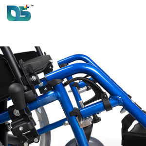 新着高品質スポーク厚手タイヤ快適通気性シート折りたたみ背もたれ膝ブレーキ手動車椅子 - Product Image 5