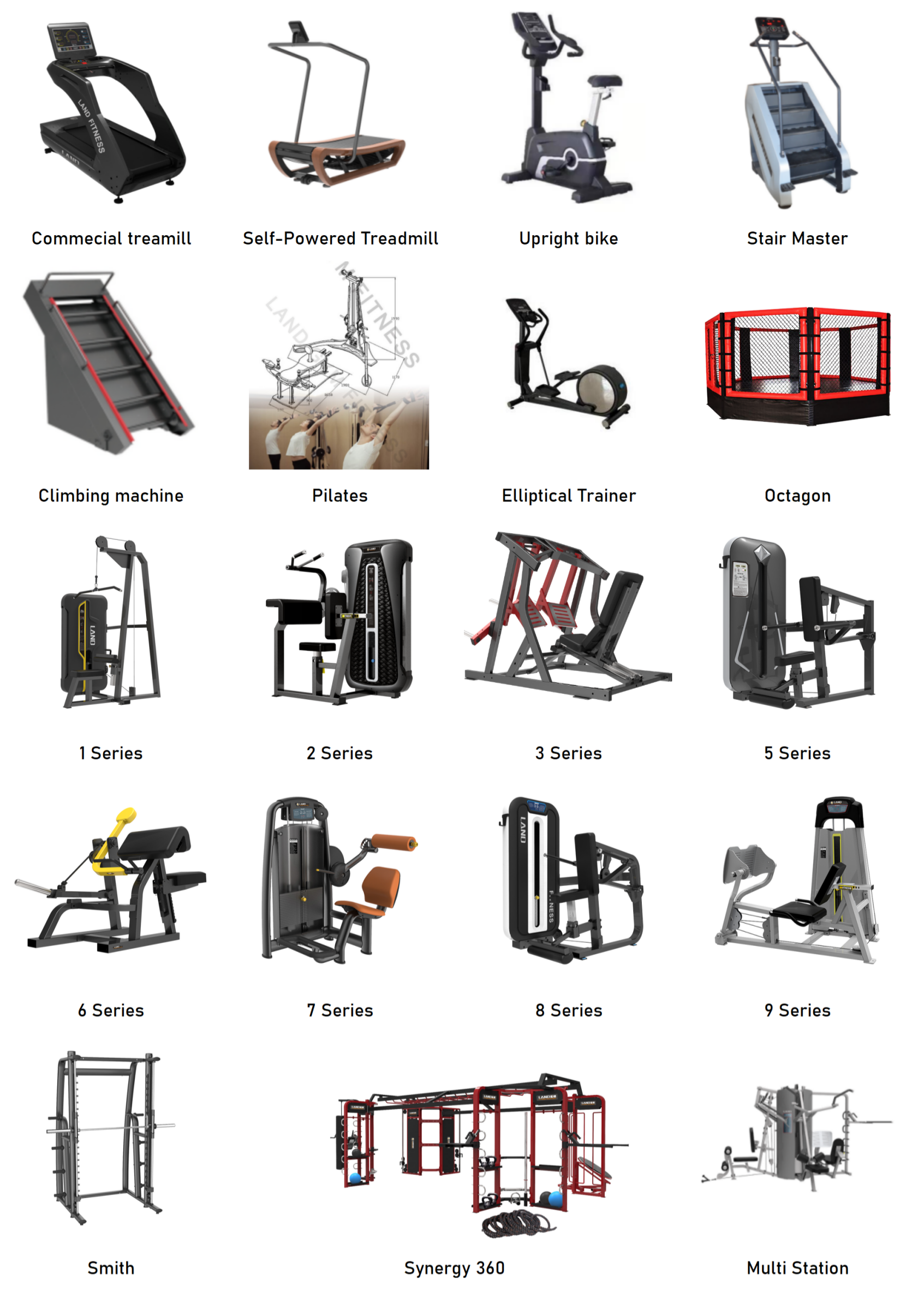 Cardio Fitness Machines All Gym Equipment Names With Photos
