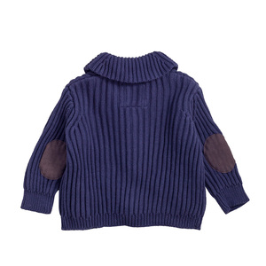 Offre Spéciale mode infantile épais 100% coton couleur Marine côtelé cardigan enfants <span class=keywords><strong>pull</strong></span> design pour les garçons enfants vêtements avec bouton - Product Image 6