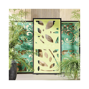 Séparateur d'espace personnalisé en PET de style artistique cloisons de bureau barrières antibruit suspendues au sol pour la Division des espaces de bureau - Product Image 2