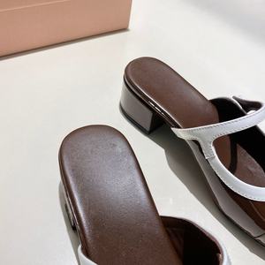 Wholesale Customized Women's Shiny Cowhide Mary Jane Half Oxford for Soft Anti-Slip High <b>Heeled</b> Daily Wear - Product Image 3