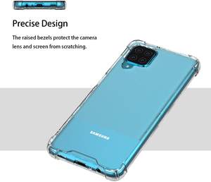 Per la Galassia <span class=keywords><strong>A12</strong></span> Clear Case, shock Absorbing di Cristallo Trasparente Molle di Tpu Copertura Posteriore Della Cassa Del Telefono Dura Del Pc Per Samsung <span class=keywords><strong>Galaxy</strong></span> <span class=keywords><strong>A12</strong></span> Capa - Product Image 3