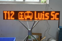 P10.2 P4.75 P 6,75 Bus Pantalla LED Parte delantera trasera Pantalla de mensaje interna Control inalámbrico Ruta Destino Tablero Señal ámbar