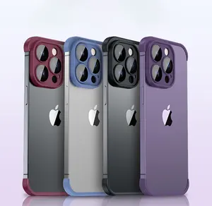 2023新款高品质IPhone外壳，适用于iPhone 15 14 13Pro 12 11 X超薄无边框保护套防摔豪华设计