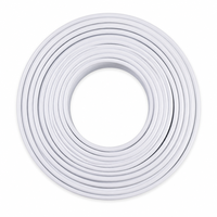 Câble plat BVVB à conducteur en cuivre 300/500V, isolation PVC, ignifuge, pour installation électrique fixe en intérieur