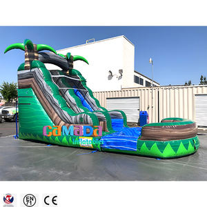 Parc aquatique gonflable en PVC tropical et toboggan gonflable pour enfants - Utilisation en extérieur, à la maison et à l'école - Product Image 5